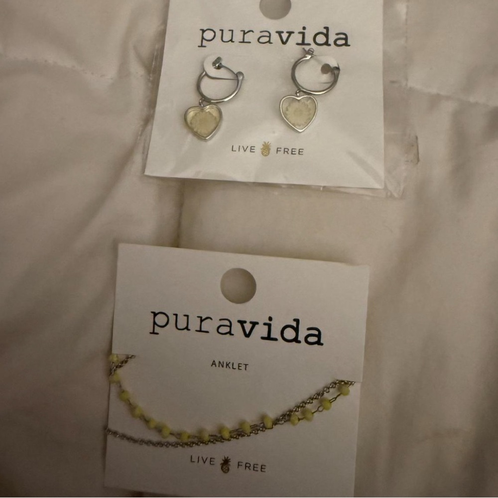 Pura Vida silver jewelry bundle